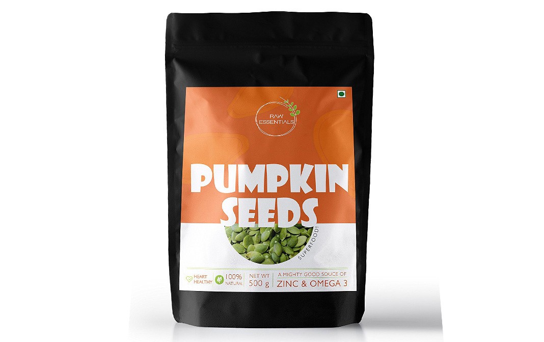 Raw Essentials Pumpkin Seeds    Pack  500 grams